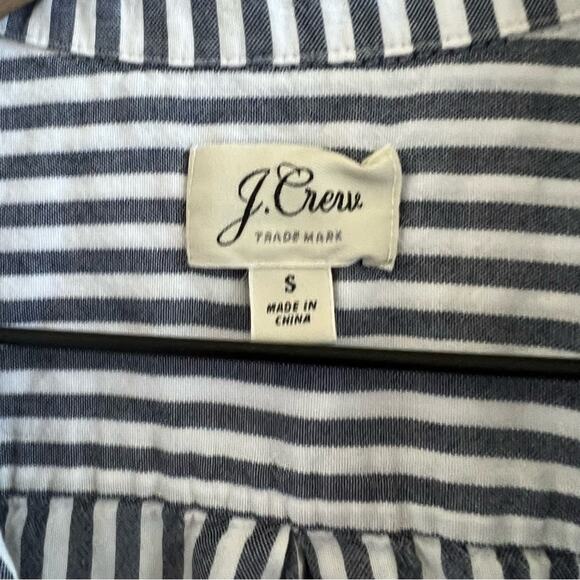 J Crew Short-Sleeve Button-Up Shirt in Stripe Style G7496 Small - Picture 2 of 8